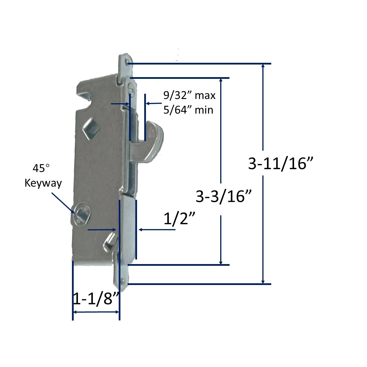 House Guard one-piece handle set improves installation simplicity and clean look.