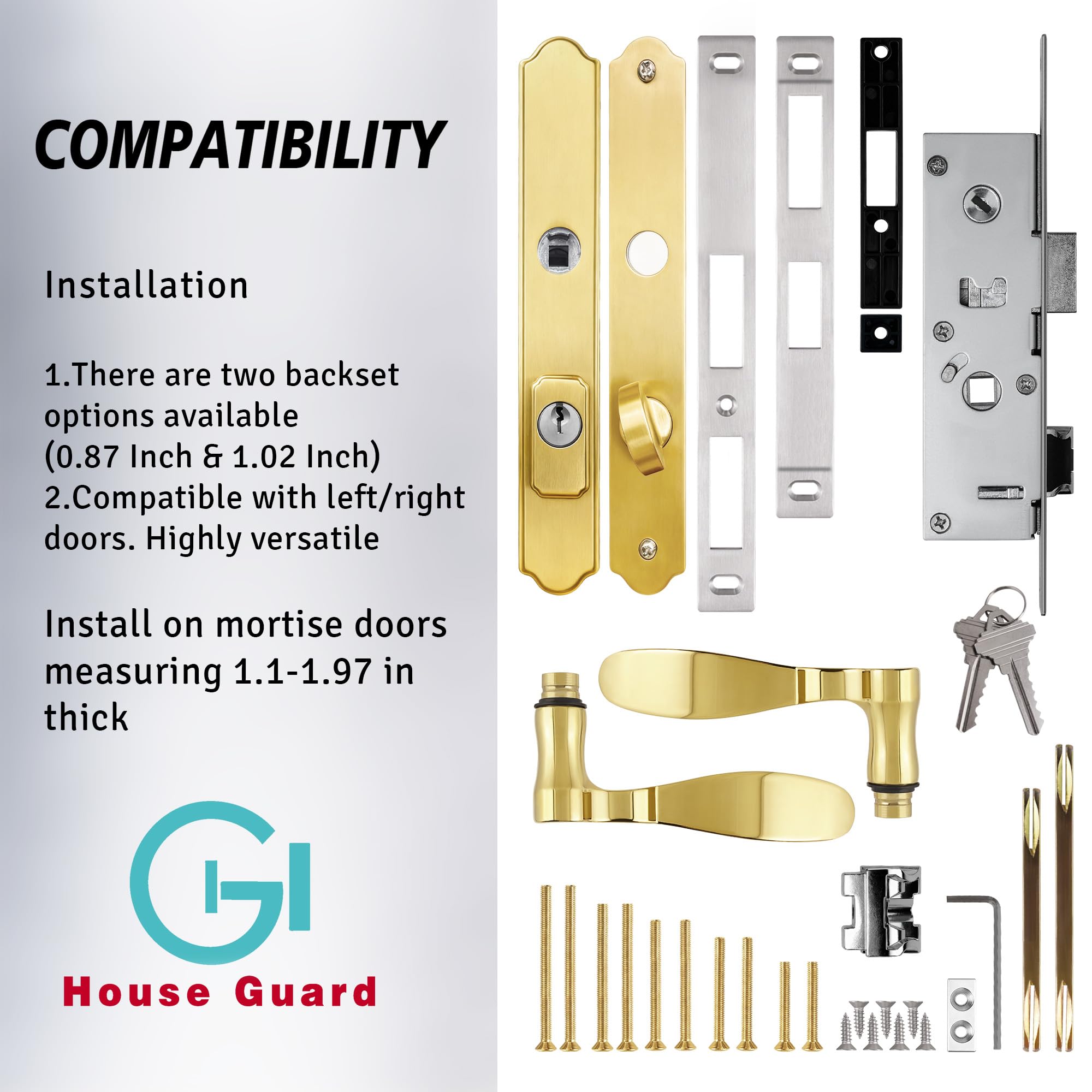 House Guard installation template included for easier setup.
