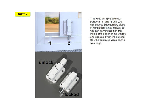 House Guard wide compatibility for sliding doors and windows