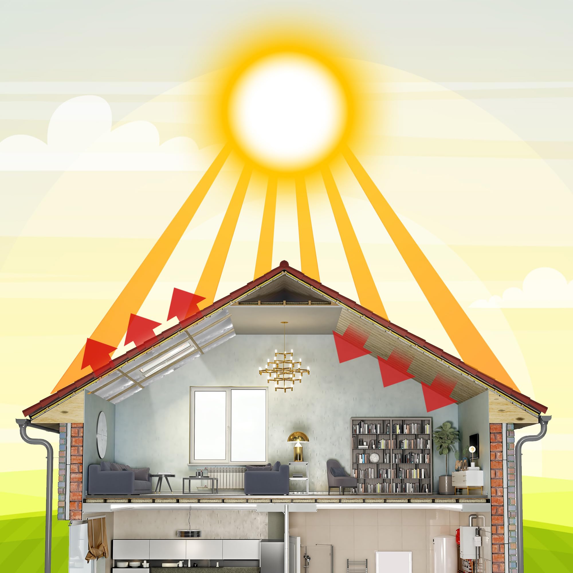 Houseables ASTM Class A fire rating label confirms safety compliance