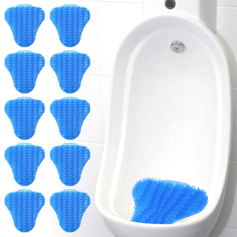 Houseables Urinal Screen Deodorizer reduces splashback for cleaner restrooms.