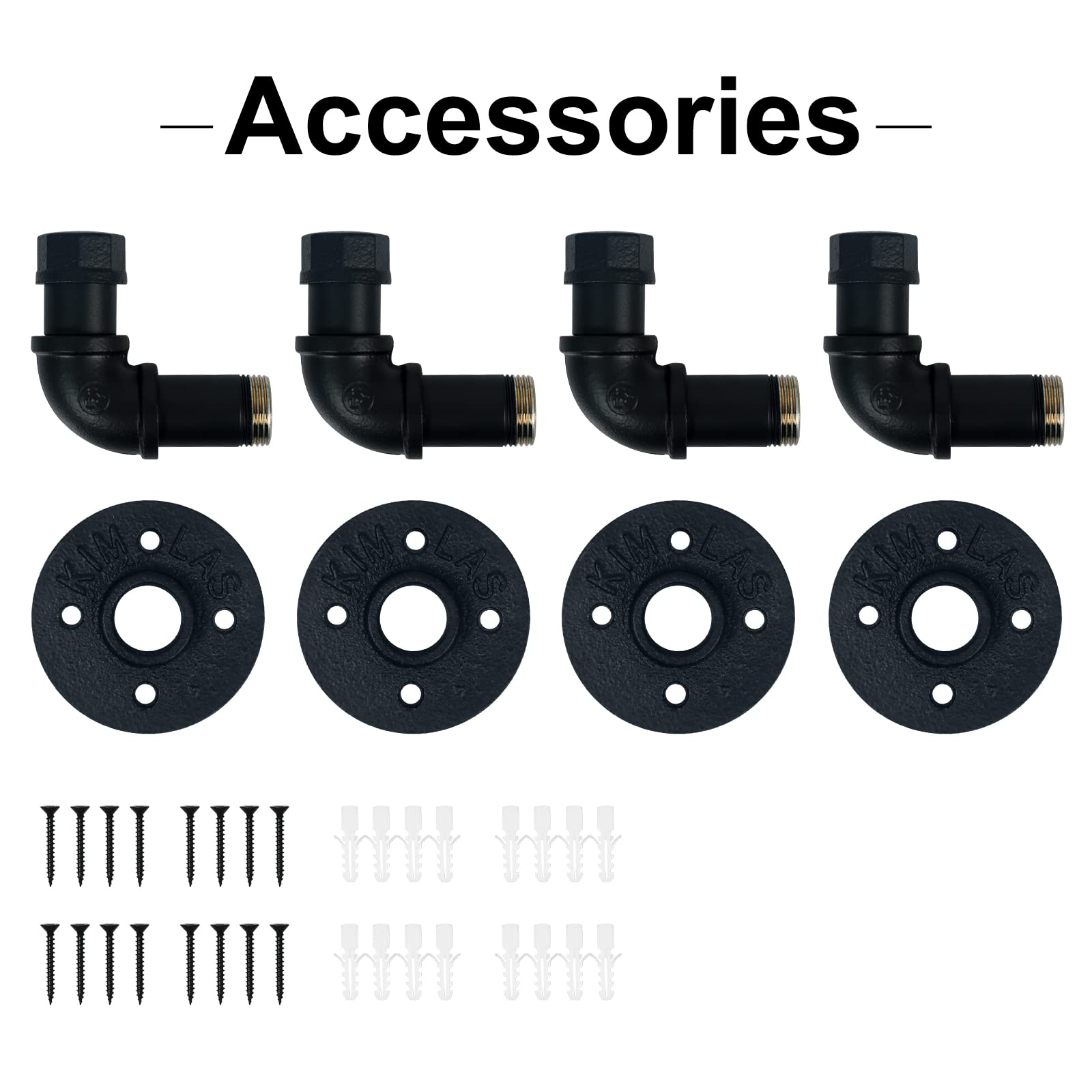 HouseAid four-pack hook holders ideal for versatile wall mounting