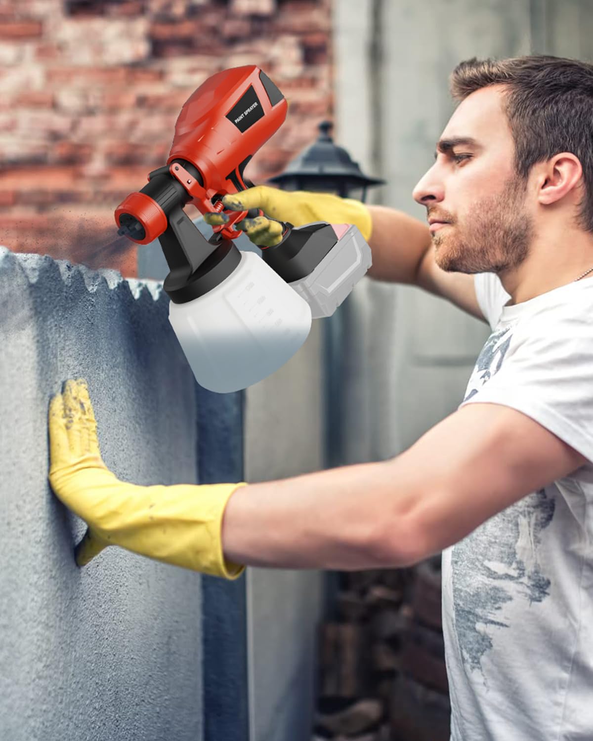 Houselife dust-blow function preps surfaces for better coating results.