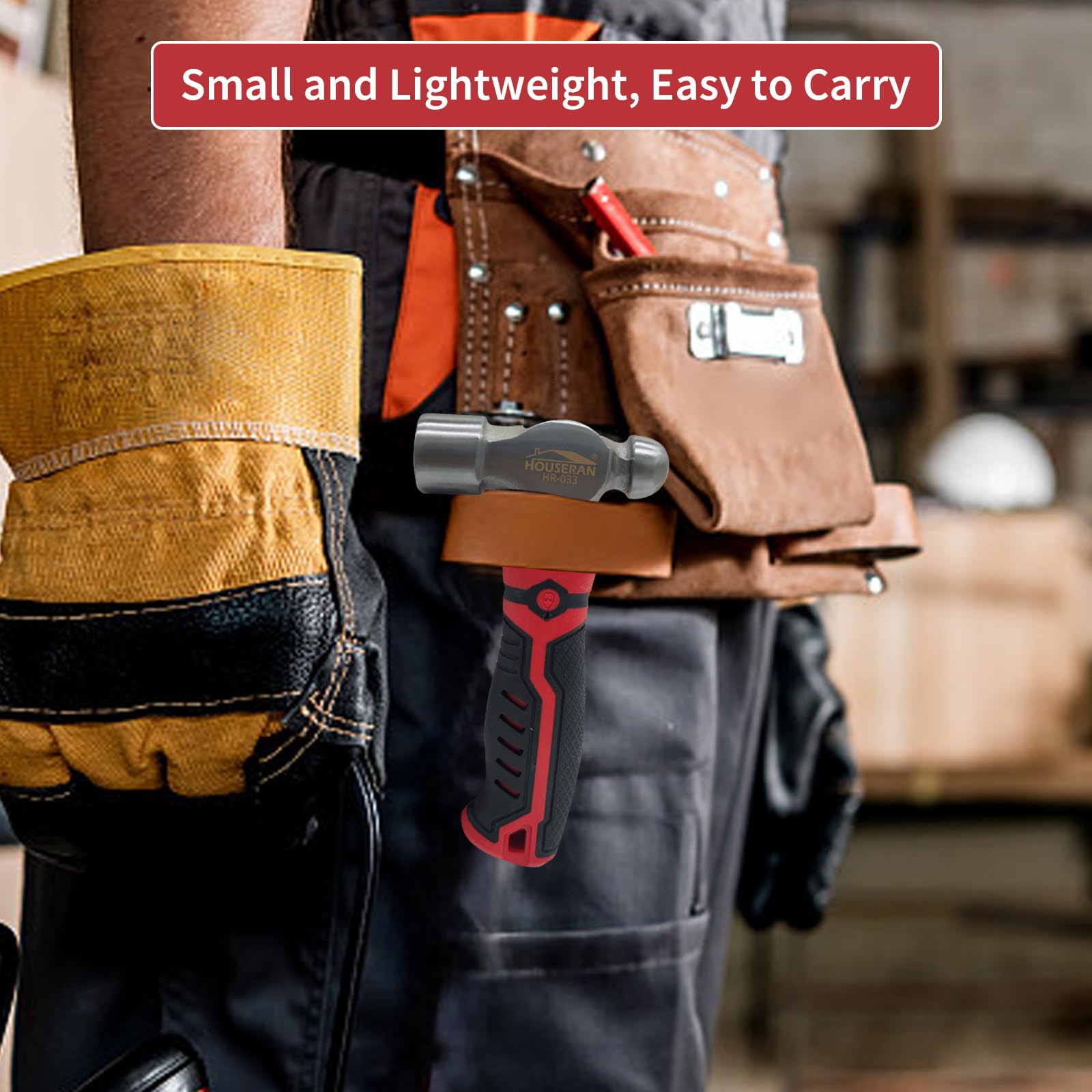HOUSERAN ergonomic design reduces hand strain during frequent hammering