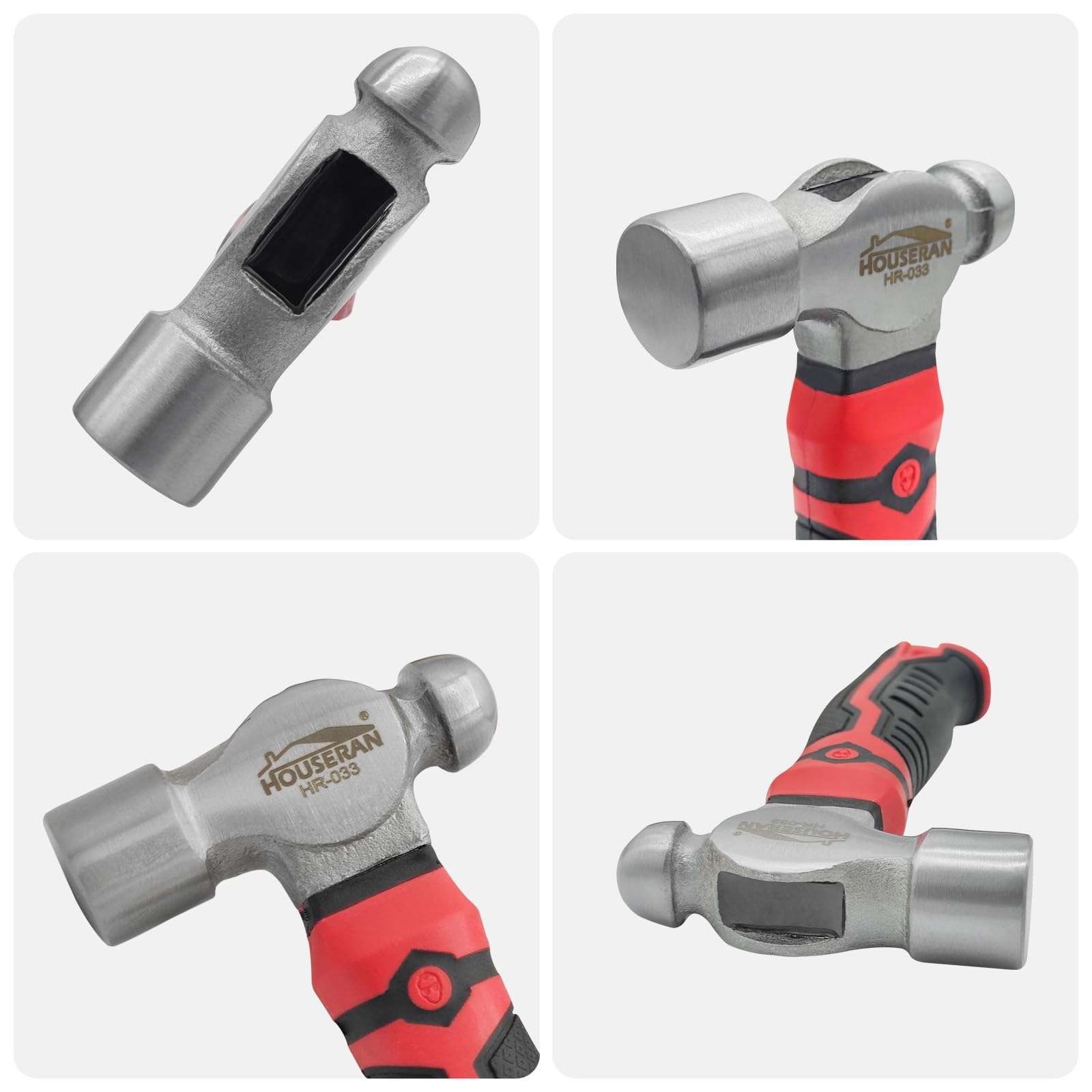 HOUSERAN compact hammer on workbench, ideal for home repairs and DIY projects