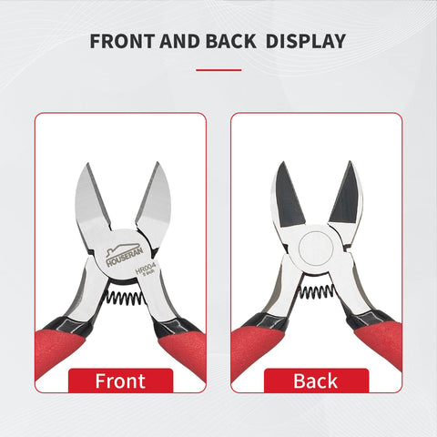 HOUSERAN ergonomic non-slip handle provides comfortable grip.