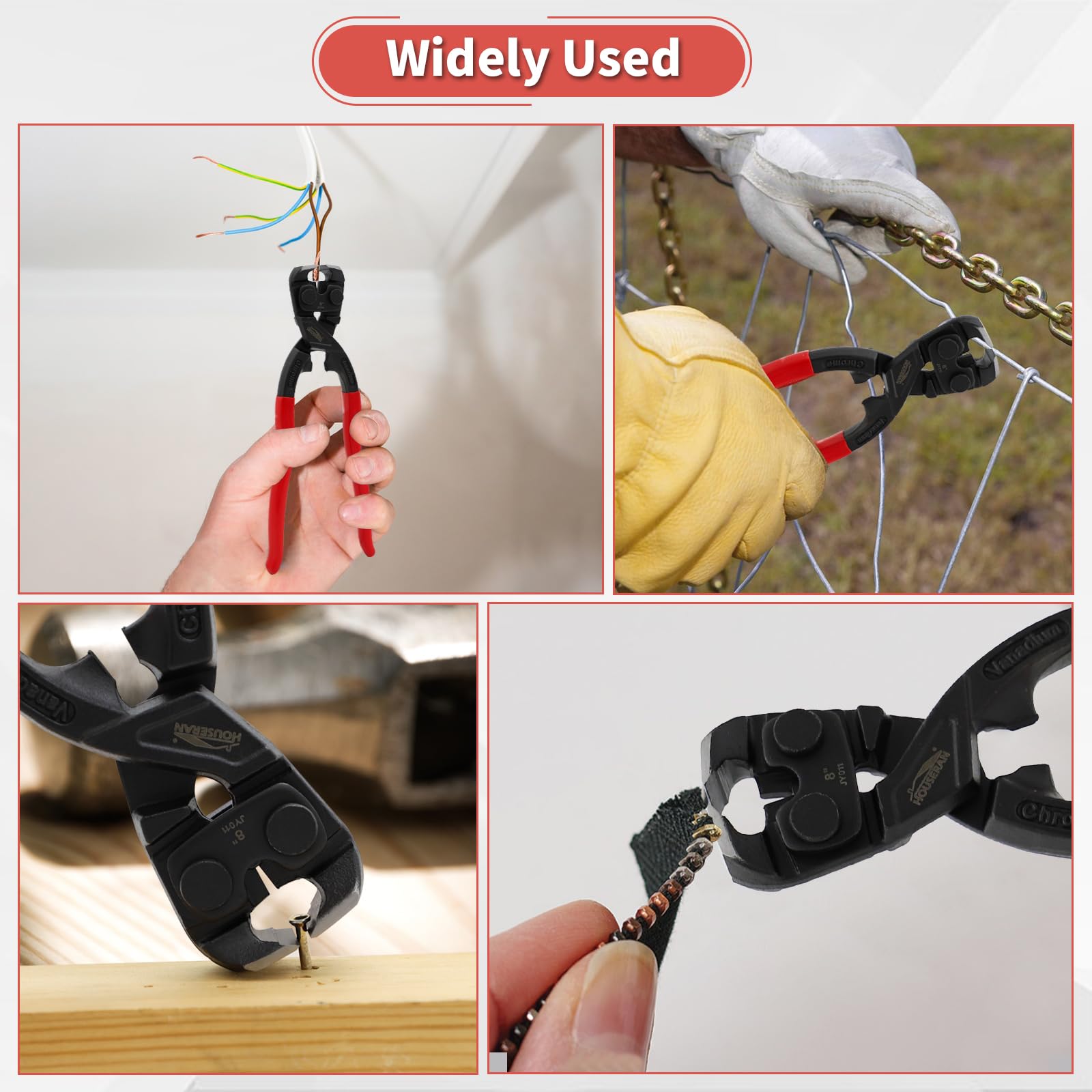HOUSERAN multi-use nail puller for wires and nails in one tool.