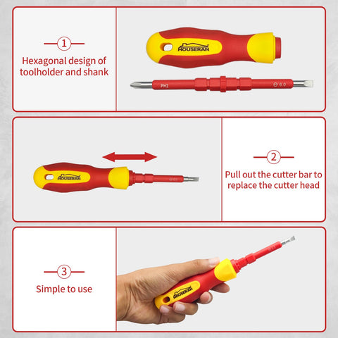 HOUSERAN voltage tester included for quick circuit checks
