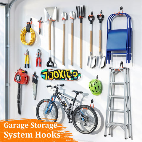 Housolution heavy-duty wall hooks with anti-slip coating protect surfaces.