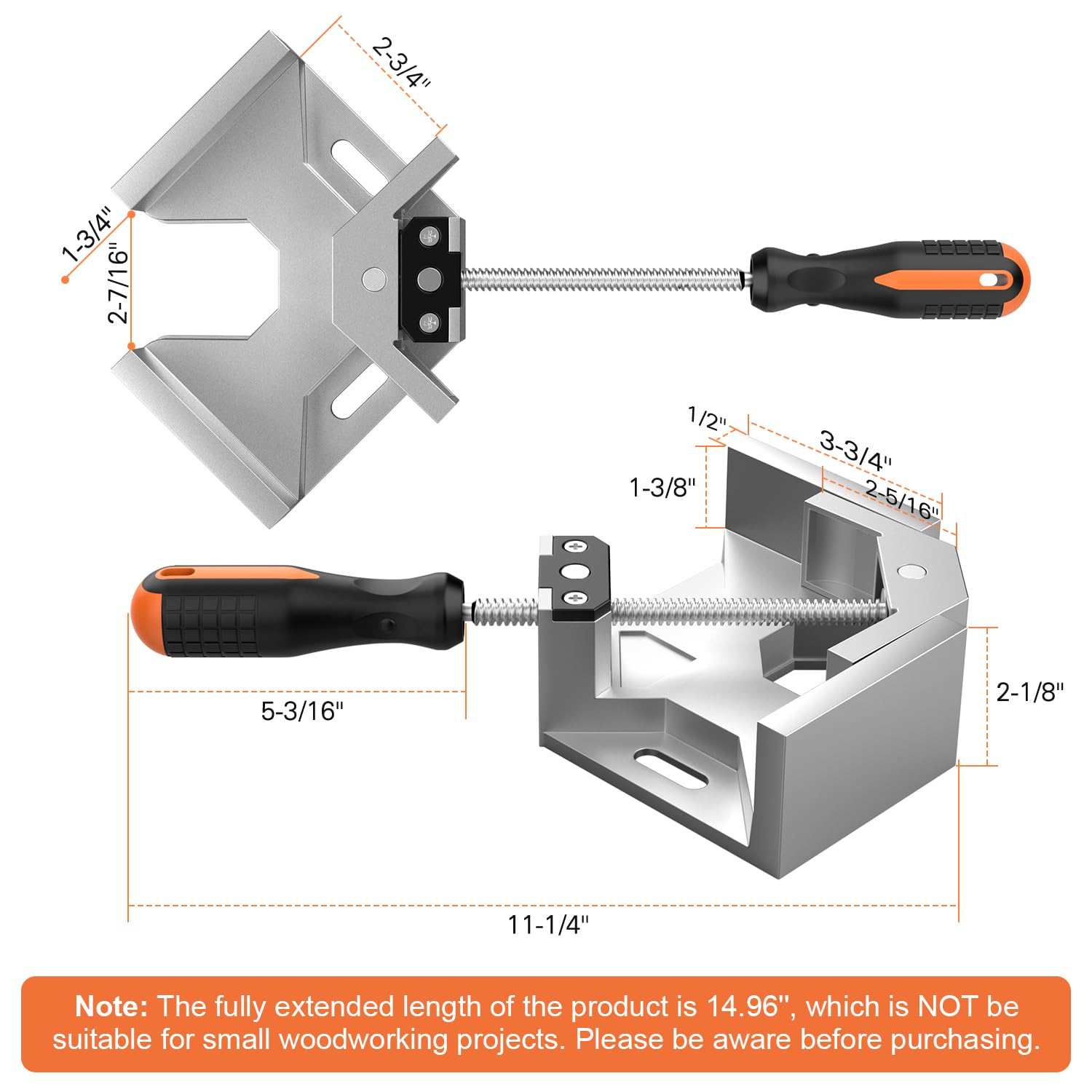 Housolution birdhouse assembly clamp for precise corner connections
