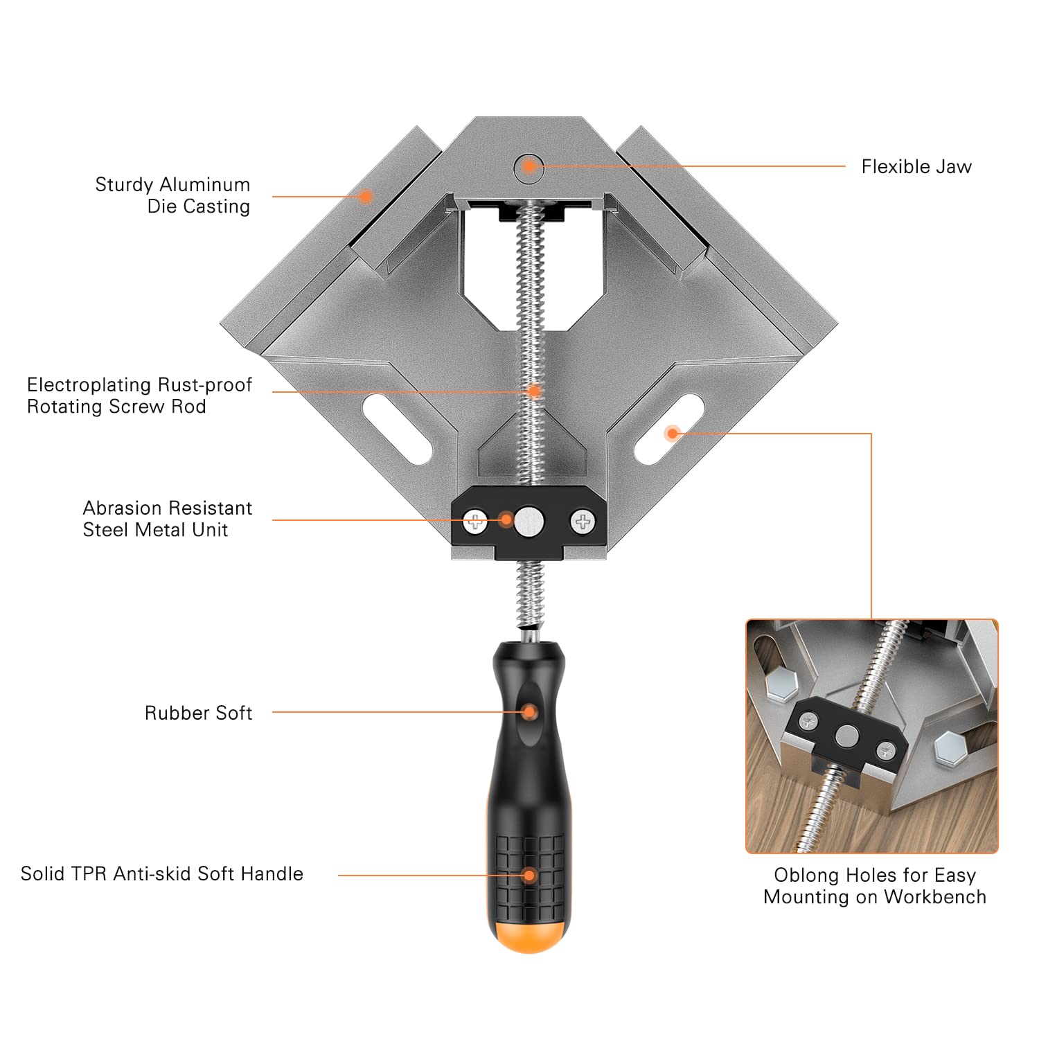 Housolution cabinet frame clamp aiding accurate furniture assembly