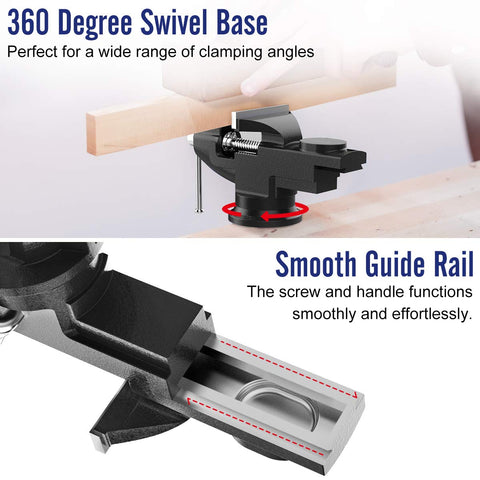 Housolution cast-steel construction delivers durable, heavy-duty gripping for tough tasks.