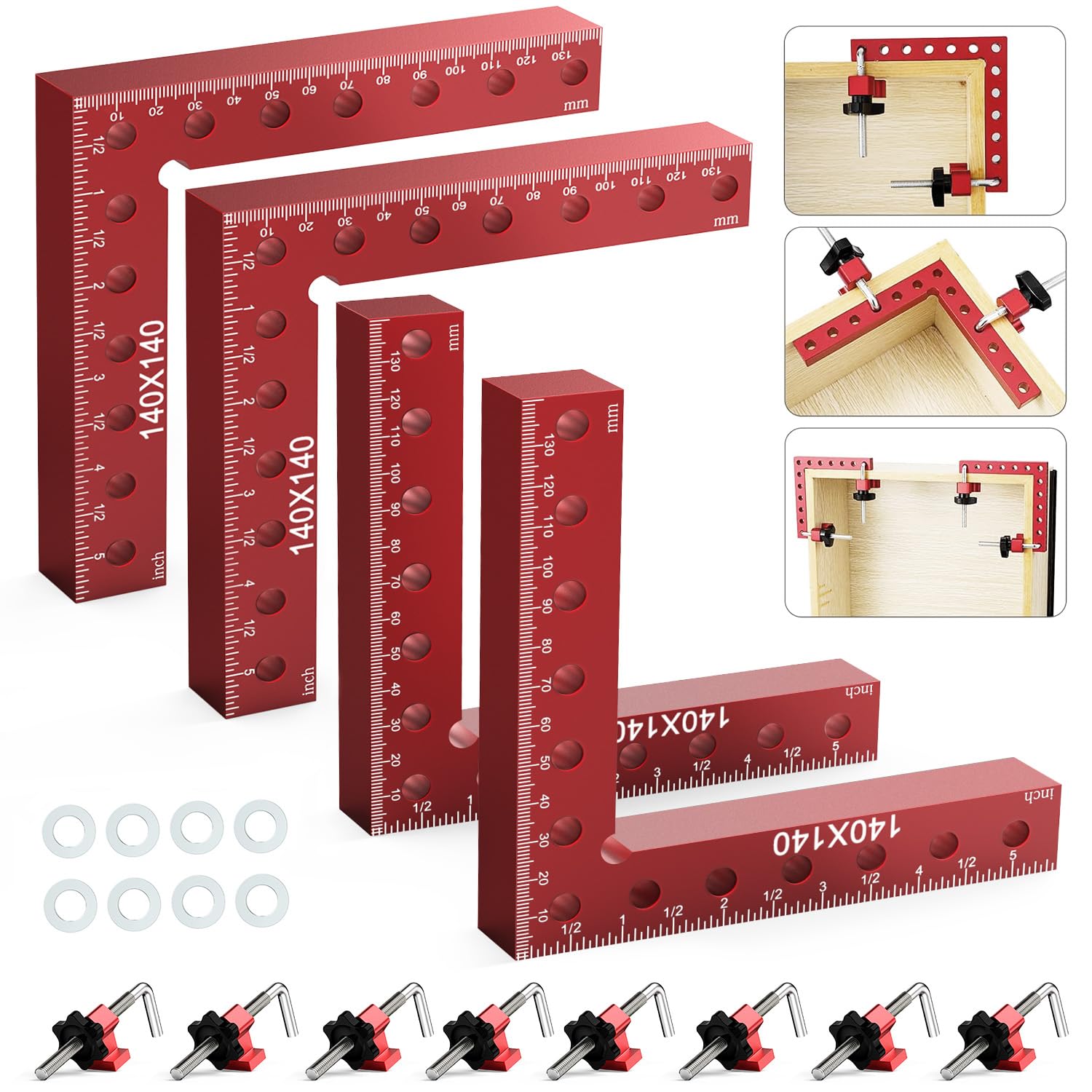 Housolution corner clamp 90deg supports precise joining for frames and boxes.
