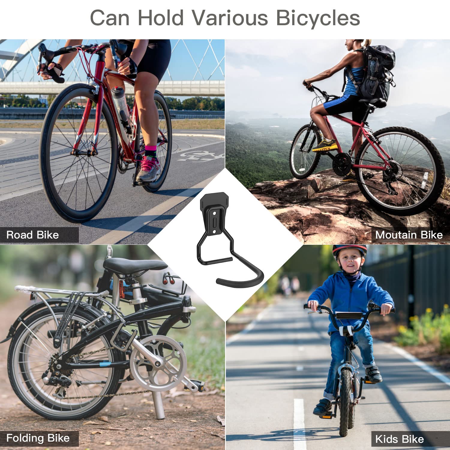 Housolution garage organization with bike hanging demonstrates clutter reduction