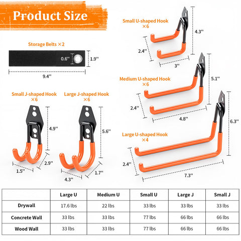Housolution heavy-duty wall mount installation for secure hanging.