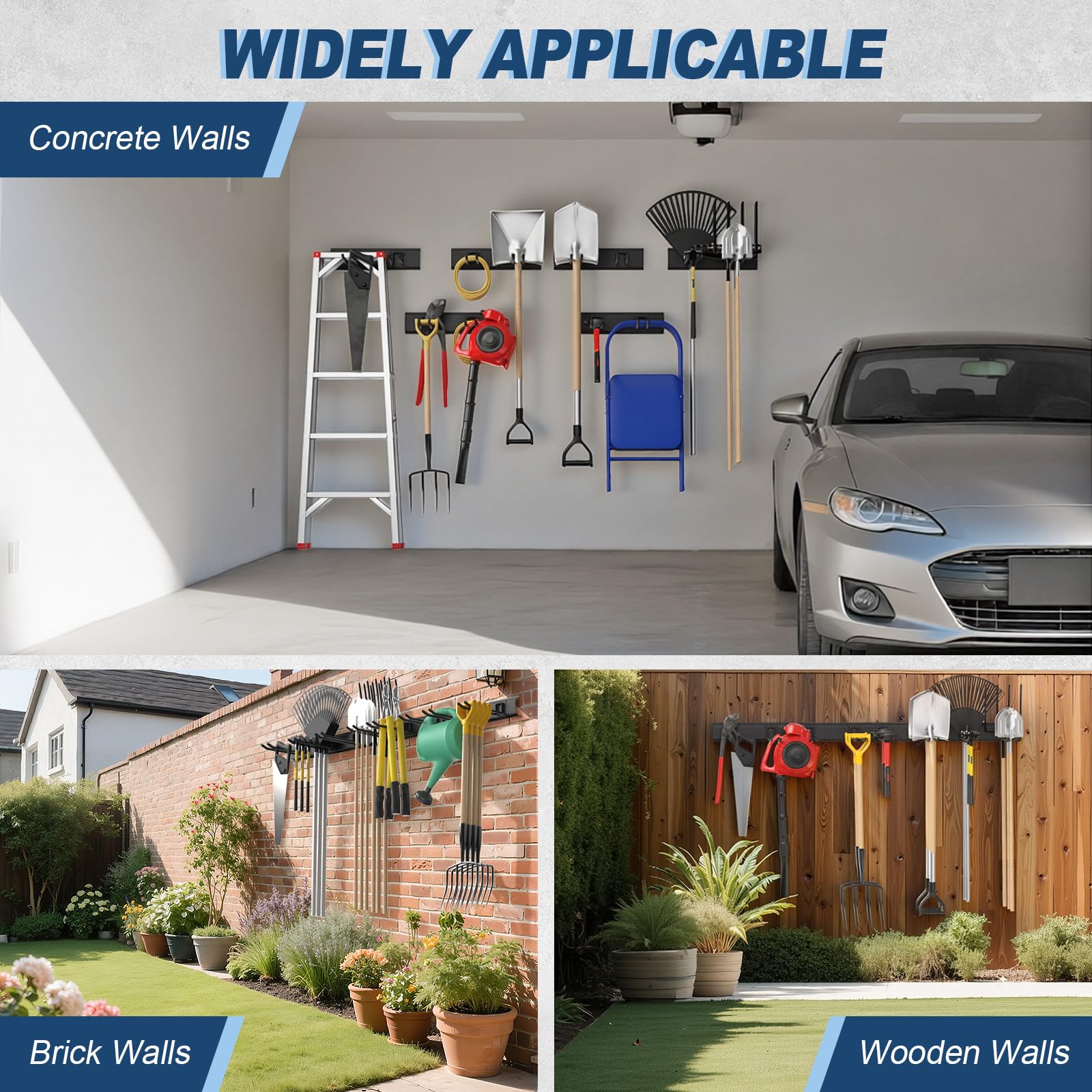 Housolution suitable for indoor or outdoor setups in garages and sheds.