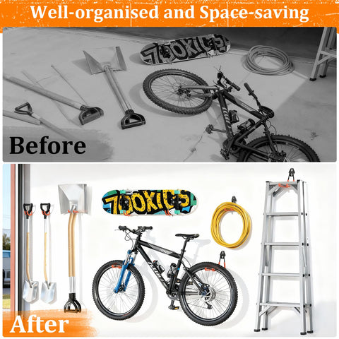 Housolution multi-size hook kit for versatile storage solutions.