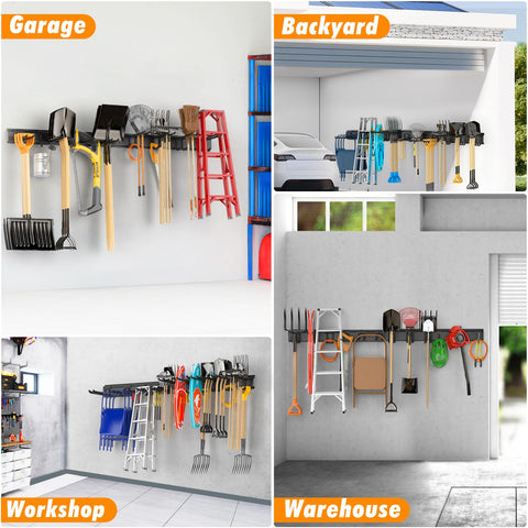 Housolution package contents include rails, hooks, and mounting hardware