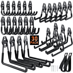 Housolution steel garage hook with anti-slip coating grips items securely