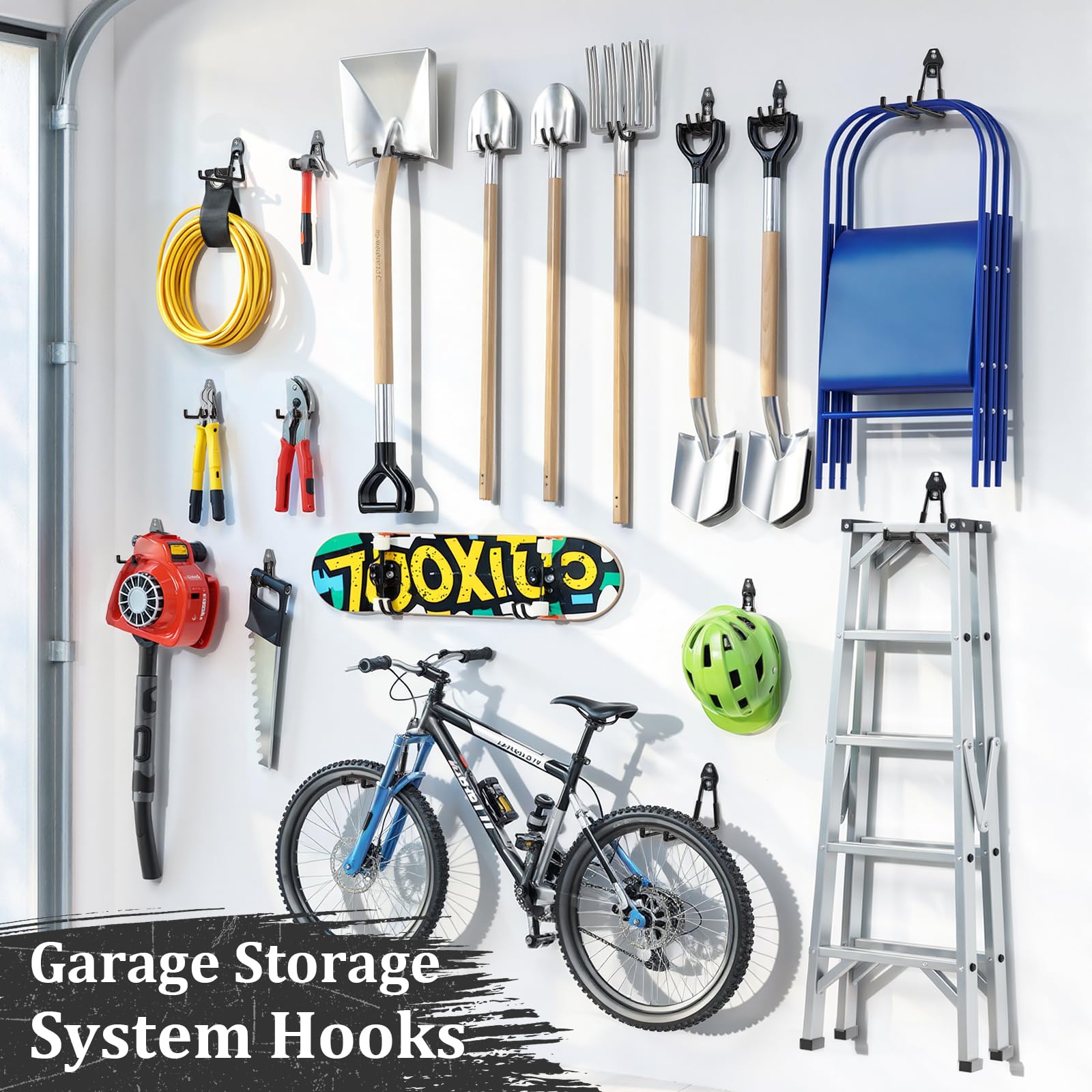 Housolution ladder hook demonstrates sturdy steel construction for heavy ladders