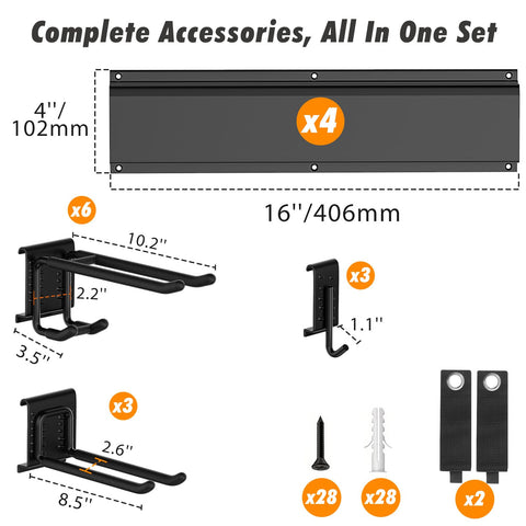 Housolution versatile storage system fits garage, workshop, or warehouse