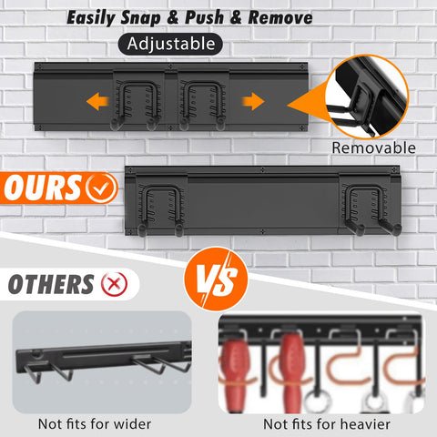 Housolution wall-mounted setup on wooden wall demonstrates easy installation