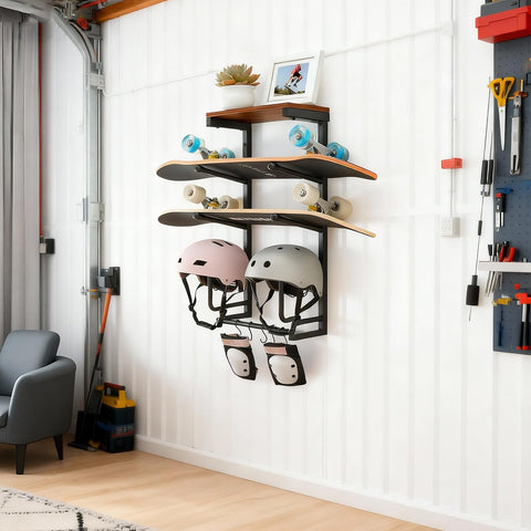 Hovnuyee board display-ready rack holding two boards securely