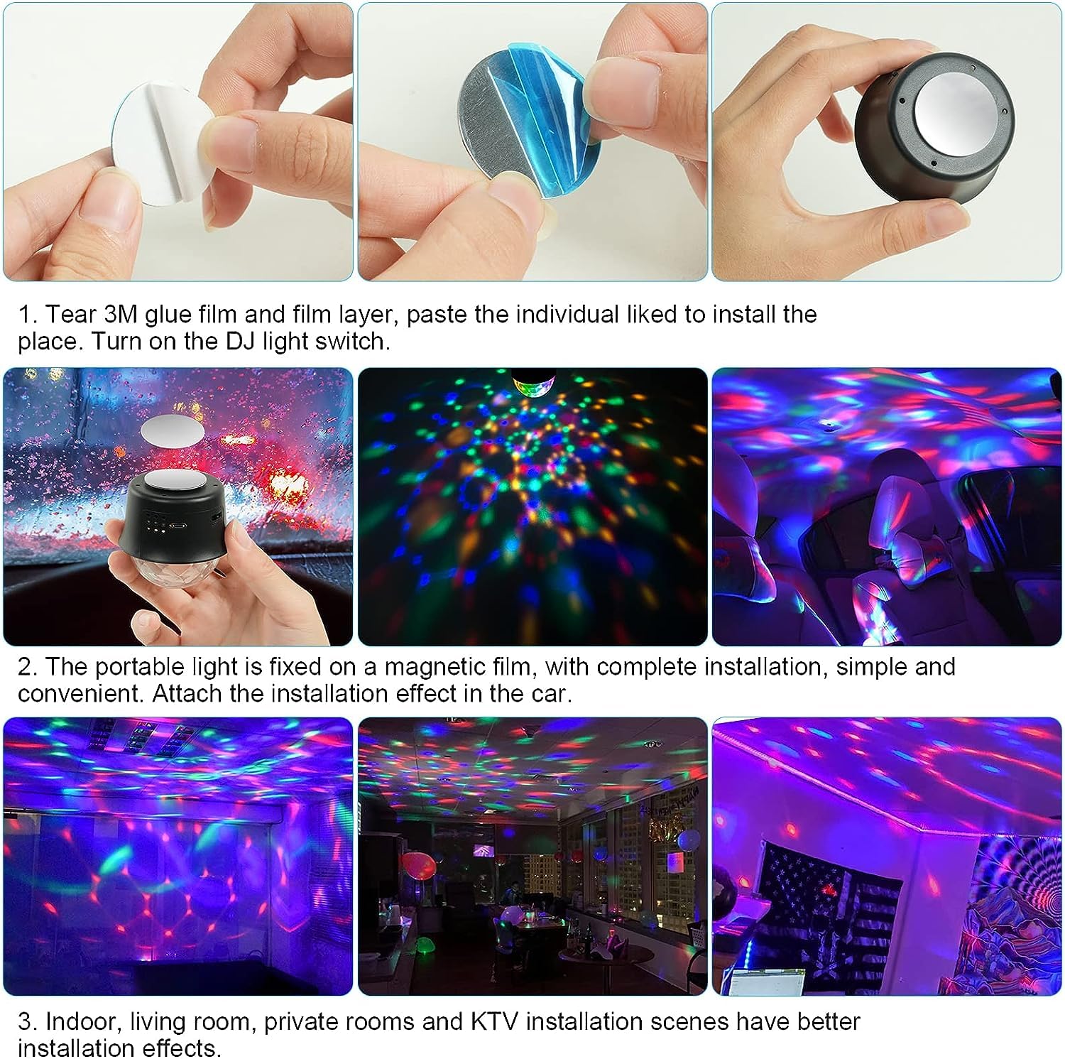 HOVOYNN Mini Disco Ball Light perfect kid-friendly gift with playful lighting.