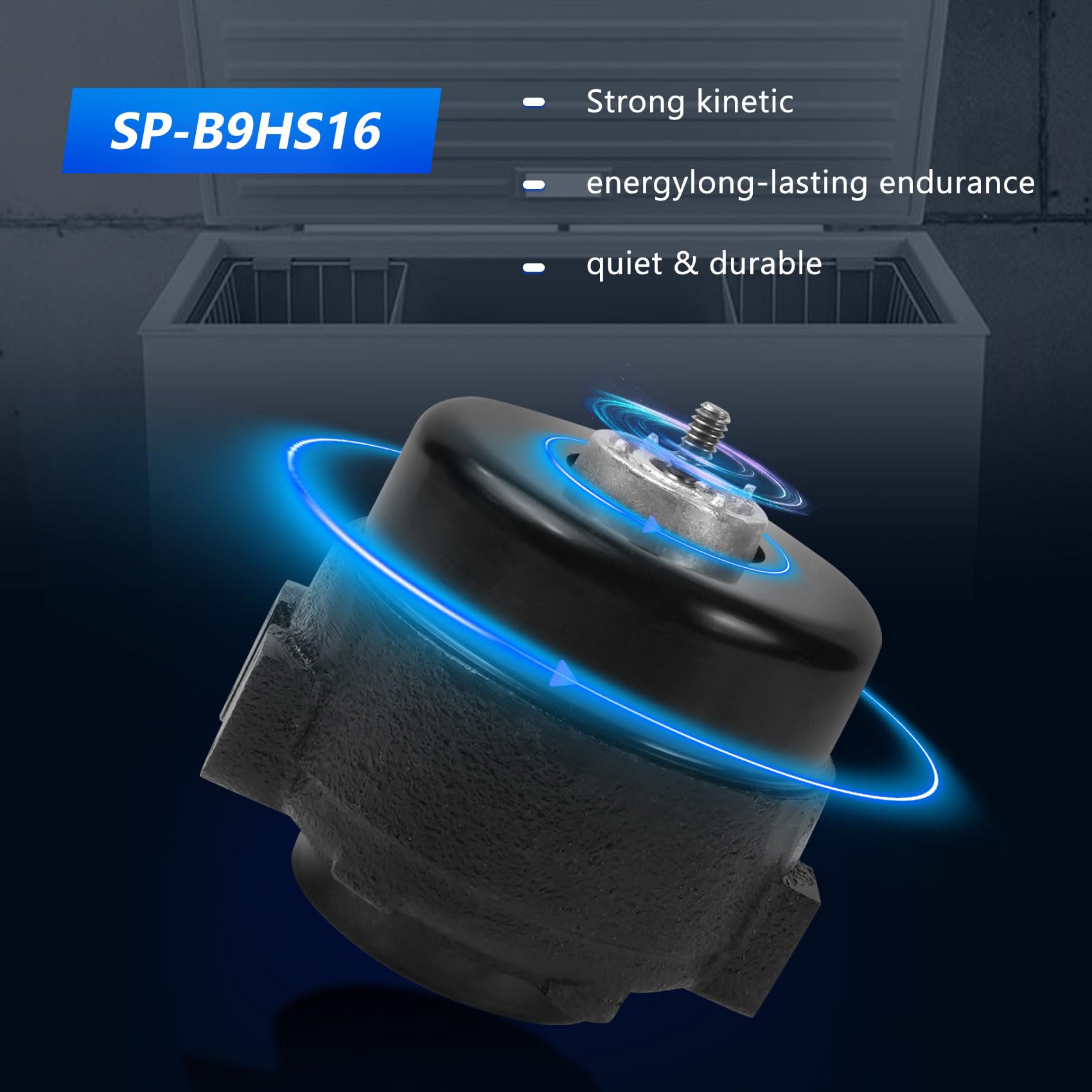 Howaoo SP-B9HS16 9W motor provides compact performance for swamp coolers