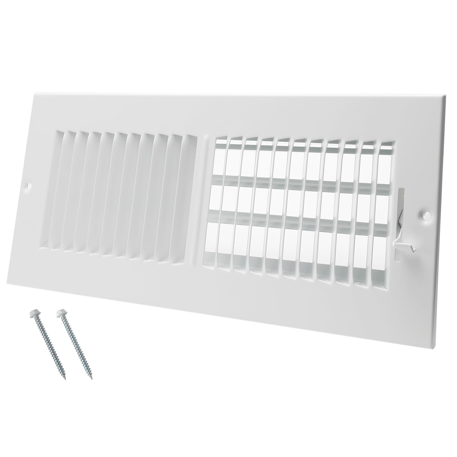 Howeall 12x4 duct opening vent cover in steel offers precise airflow control for HVAC.