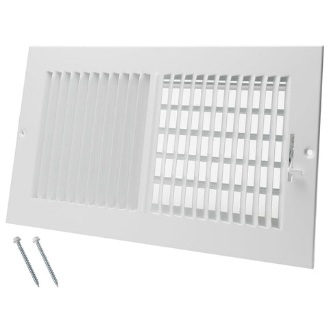 Howeall vent cover with 12x6 duct opening installs on walls or ceilings.