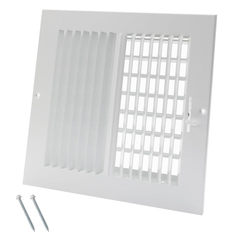 Howeall 8x8 duct opening vent cover enables precise airflow control in walls or ceilings.