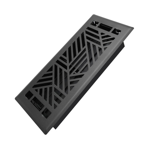 Howeall Brooklyn floor register front view showing sturdy walkable vent cover
