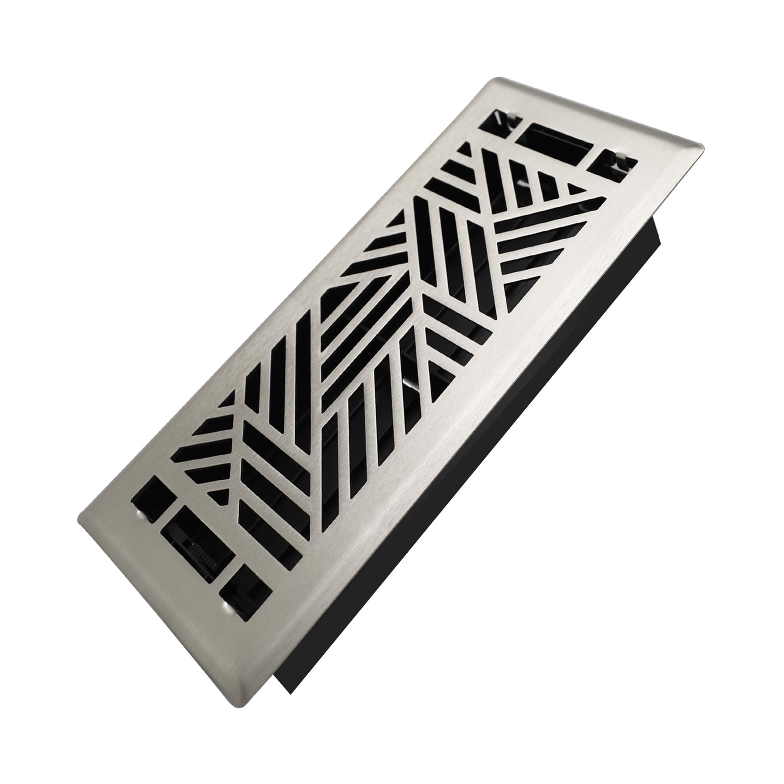 Howeall Brooklyn-design floor register with 4x10 inch opening for balanced air distribution