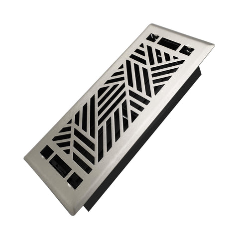 Howeall Brooklyn-design floor register with 4x10 inch opening for balanced air distribution