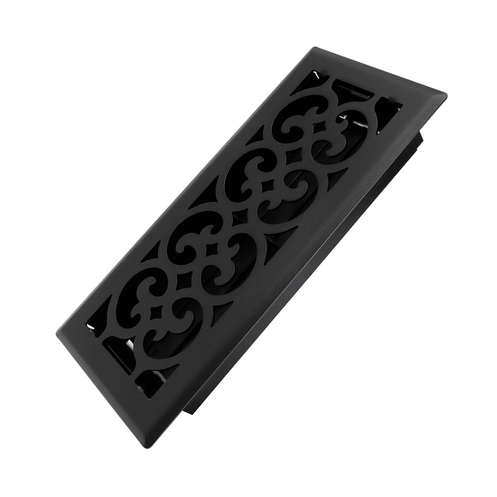 Howeall floor register with Charlotte design and Boston pattern adds stylish vent coverage to a room