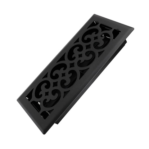 Howeall floor register with Charlotte design and Boston pattern adds stylish vent coverage to a room