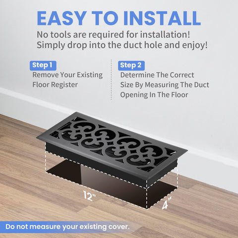 Howeall Charlotte walkable vent supports high-traffic spaces with durable build.