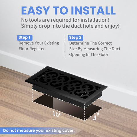Howeall easy install requires no screws or tools for quick setup