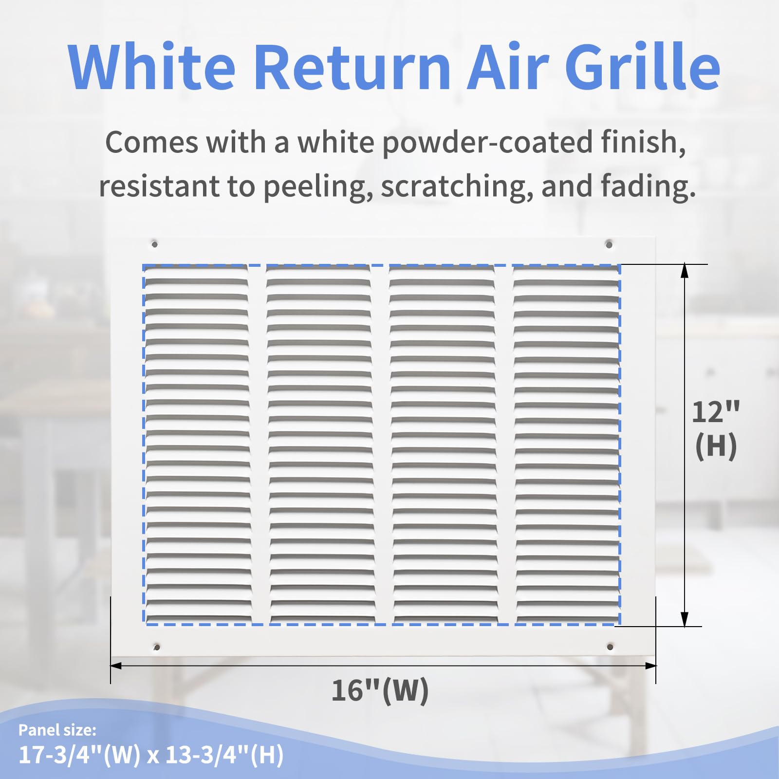 Howeall fixed louvers and slotted vanes provide quiet, efficient airflow.
