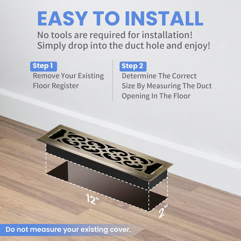 Howeall heavy duty vent supports up to 300 pounds of foot traffic