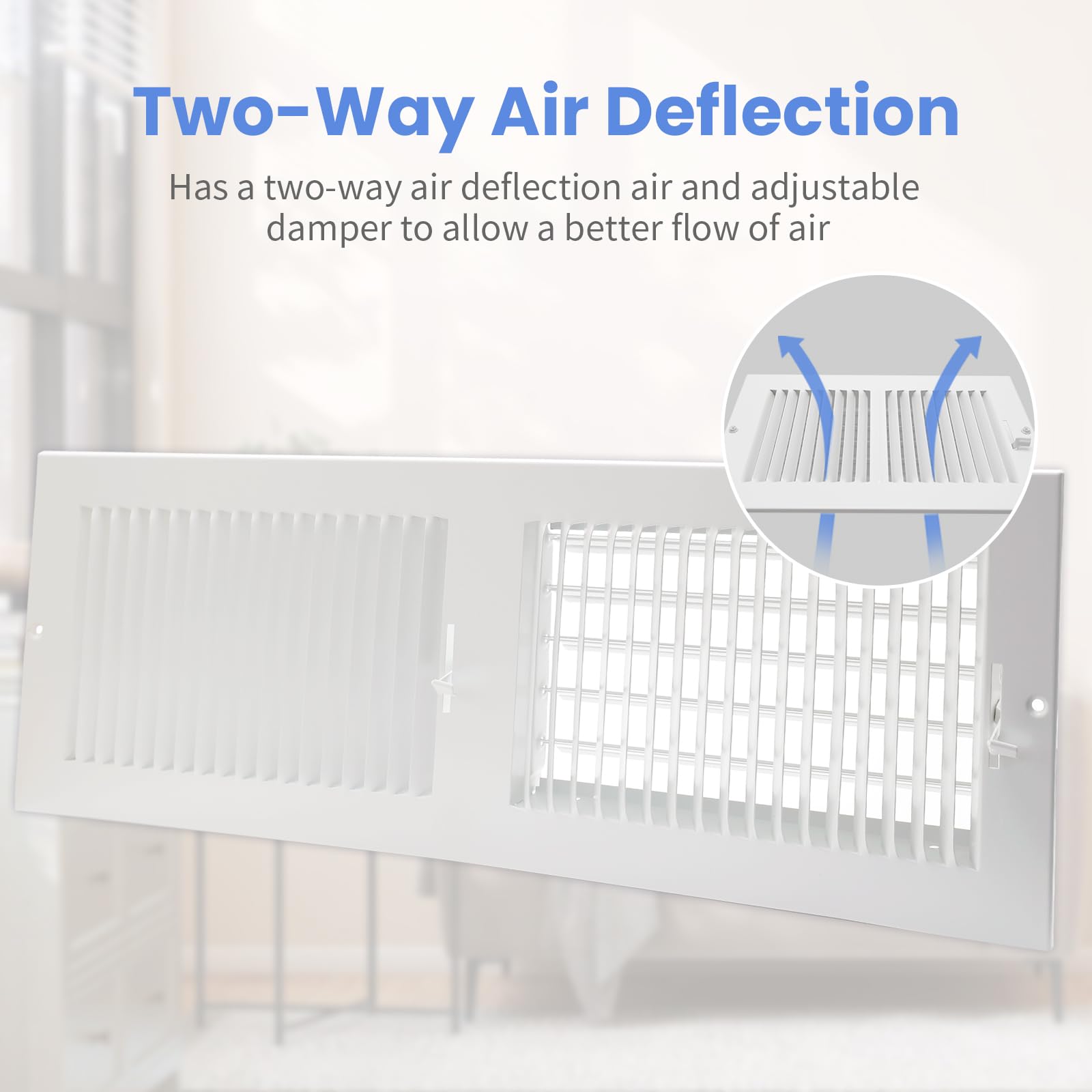 Howeall multi-shutter damper enables adjustable airflow and partial closure