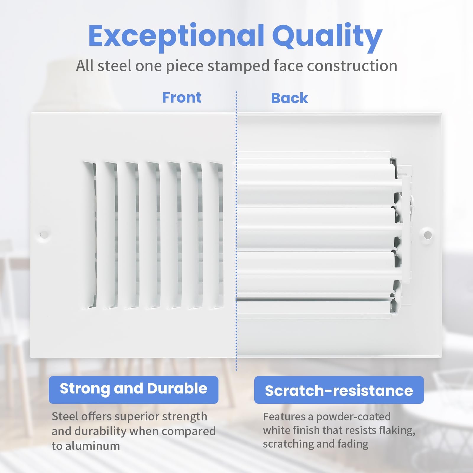 Howeall multi shutter damper enables precise airflow control.