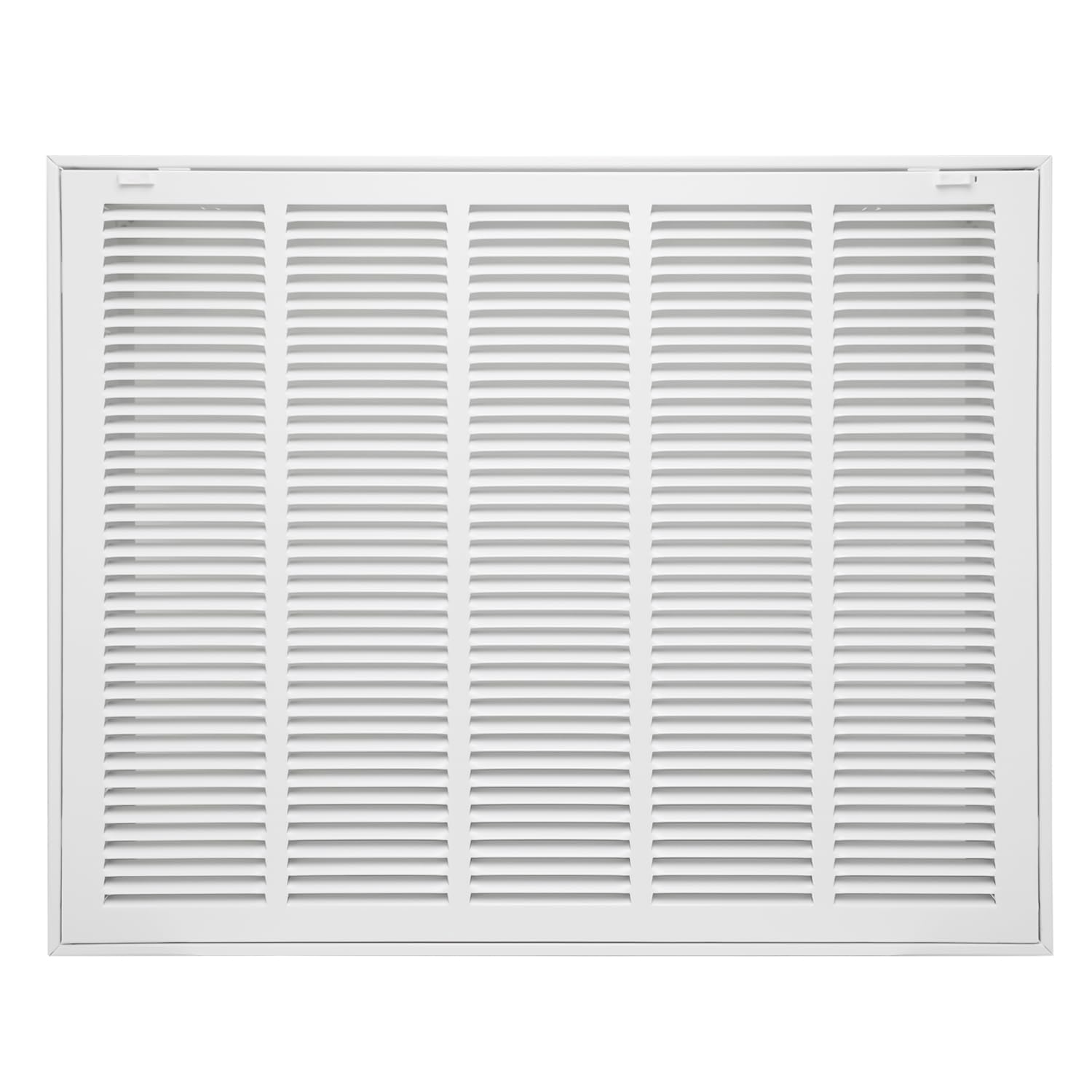 Howeall return air grille front view highlights sturdy steel construction for durable airflow.