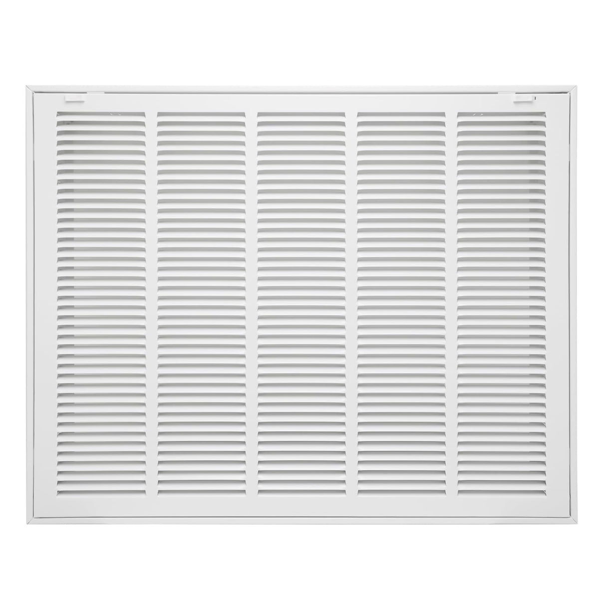 Howeall return air grille front view highlights sturdy steel construction for durable airflow.