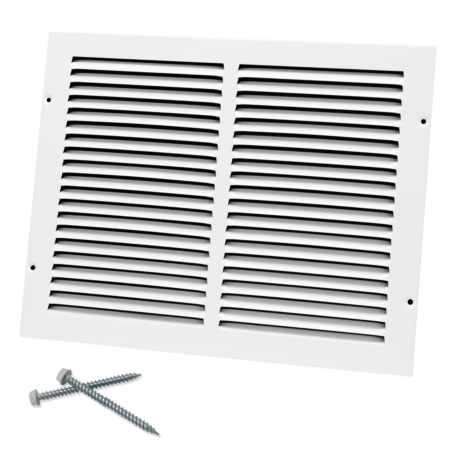 Howeall return air grille front view showing durable steel construction