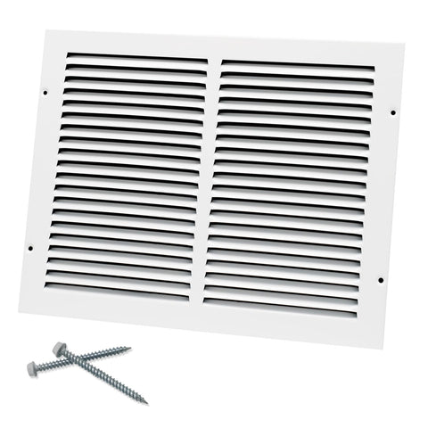 Howeall return air grille front view showing durable steel construction