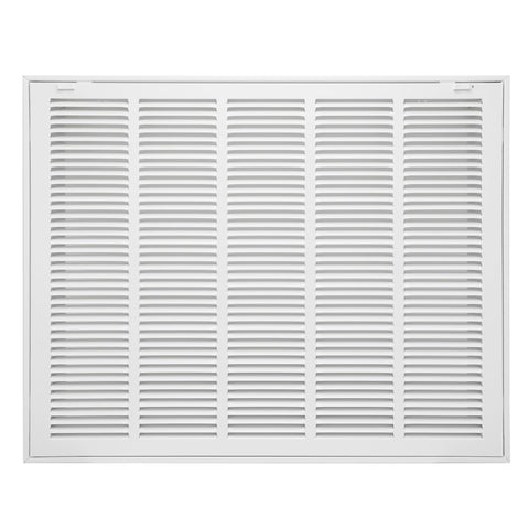 Howeall return air grille front view highlights sturdy steel construction for durable airflow.