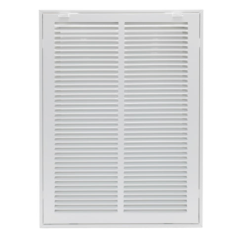Howeall return air grille with removable face for easy filter access