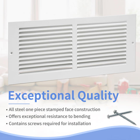 Howeall return air grille side-mount demonstrates versatile ceiling or wall installation.